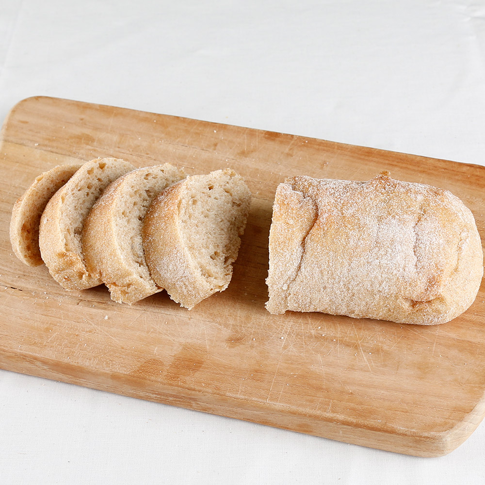 통밀 치아바타 우리밀 천연발효 비건 건강 샌드위치 빵 200g