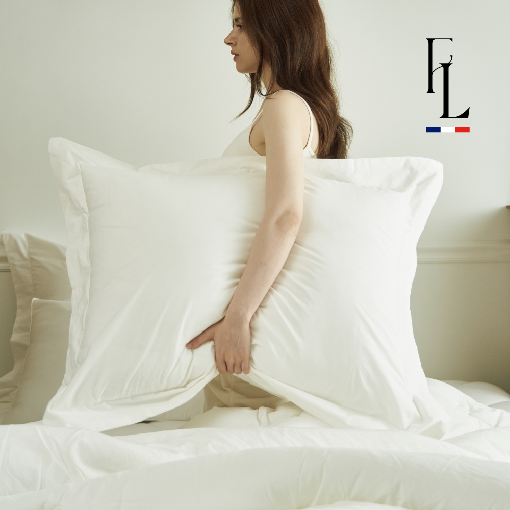 [프렌치럭셔리] 프리미엄 60수 워싱면 대형 등받이 쿠션(솜포함)