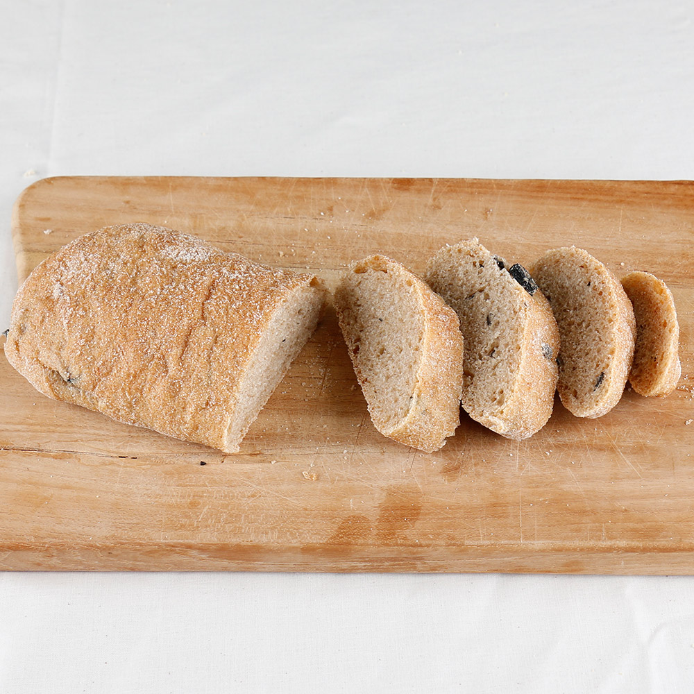 통밀 올리브 치아바타 우리밀 천연발효 비건 샌드위치 빵 택배 200g