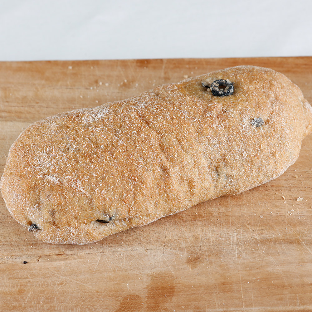 통밀 올리브 치아바타 우리밀 천연발효 비건 샌드위치 빵 택배 200g