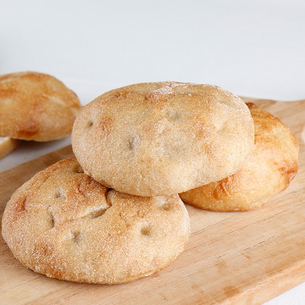 통밀 포카치아 100g 우리밀 천연발효 통곡물 무설탕 비건 건강 식사 빵