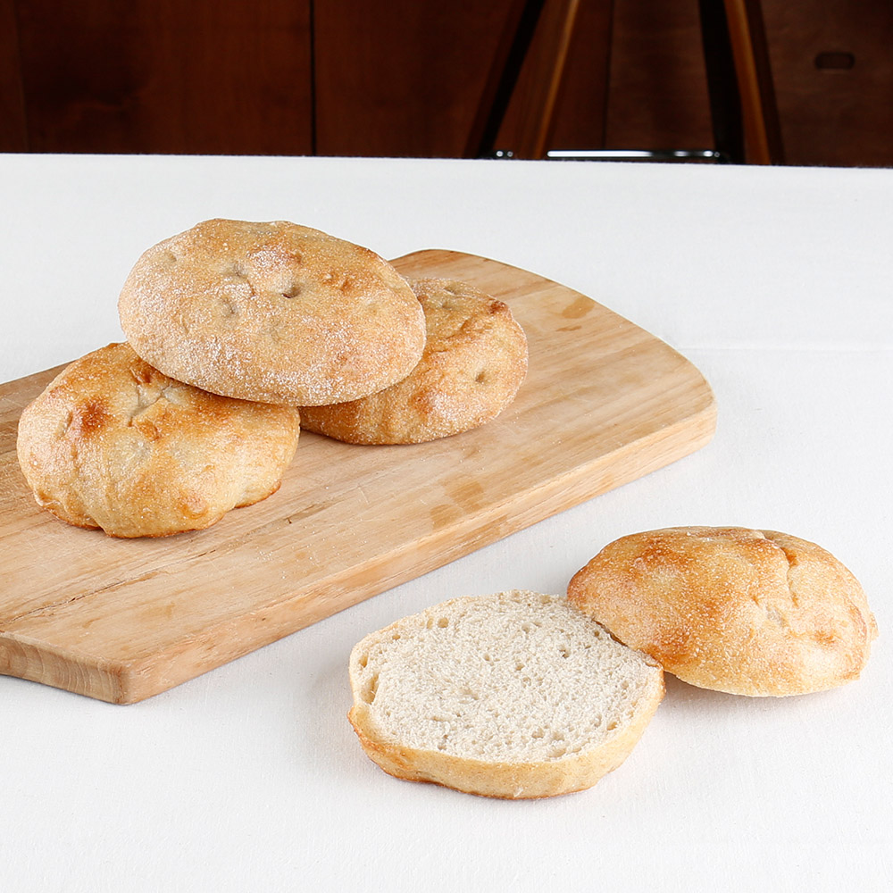 통밀 포카치아 100g 우리밀 천연발효 통곡물 무설탕 비건 건강 식사 빵