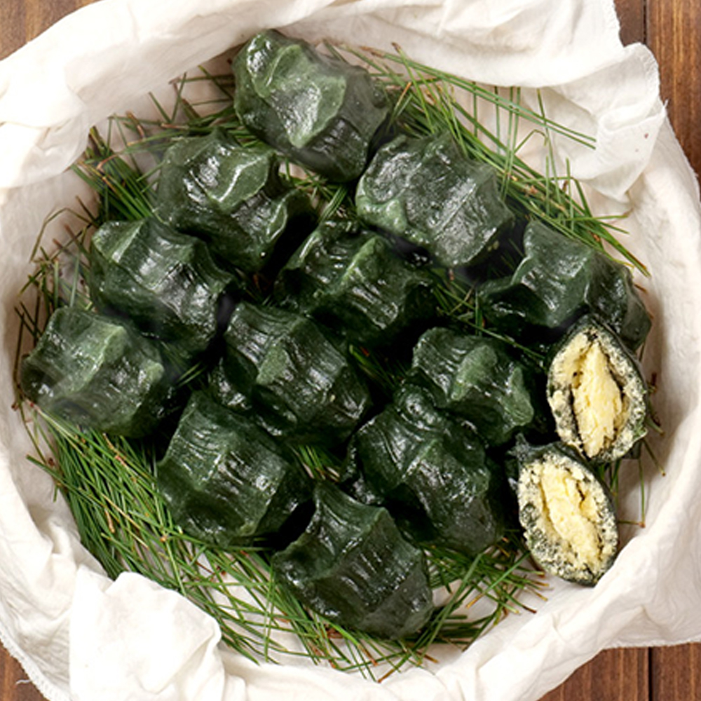 알록달록 국내산 맵쌀 수제 오색송편 녹두송편 1kg 떡 추석 명절 송편