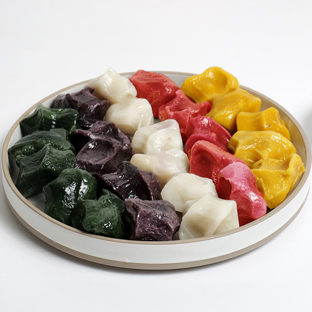 알록달록 국내산 맵쌀 수제 오색송편 녹두송편 1kg 떡 추석 명절 송편