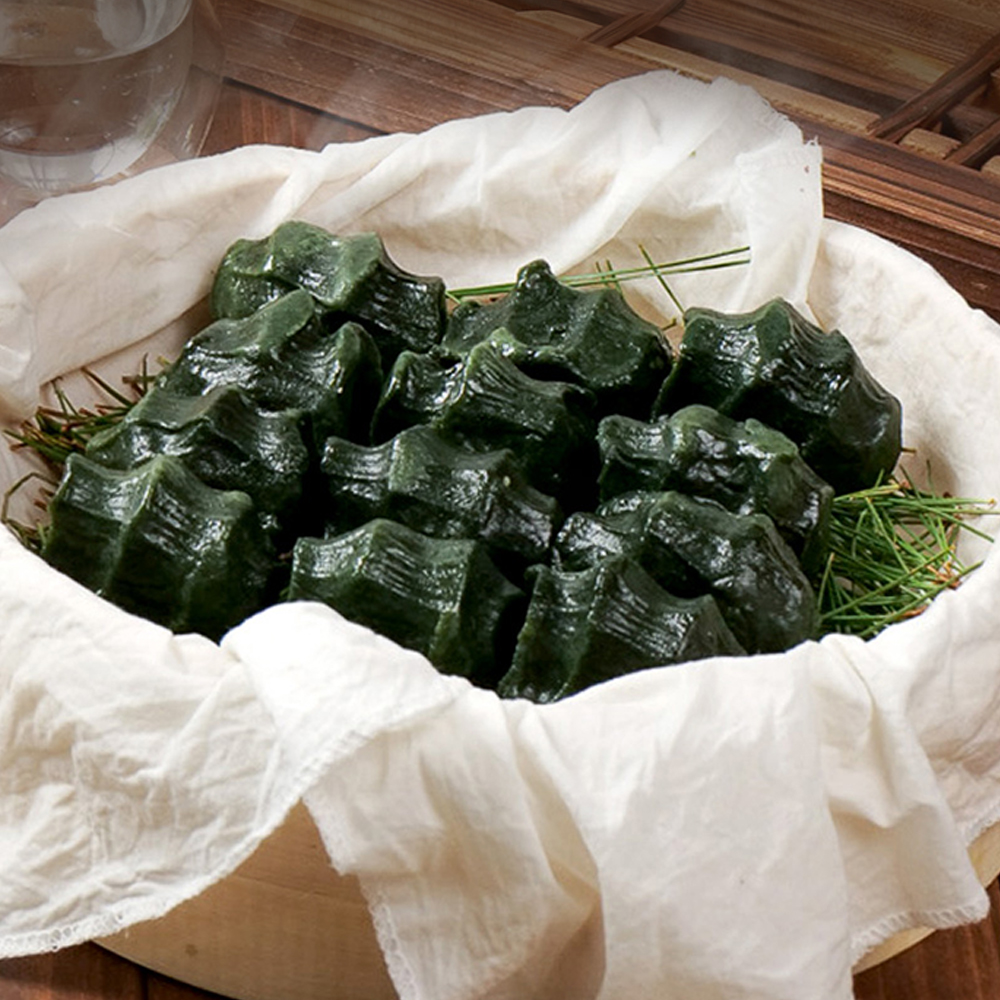 알록달록 국내산 맵쌀 수제 오색송편 녹두송편 1kg 떡 추석 명절 송편