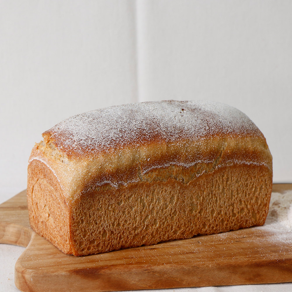 통밀쌀 누룽식빵 550g 무설탕 우리밀 천연발효 통곡물 건강 비건 식사