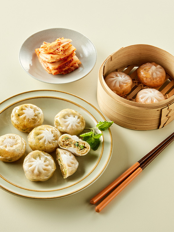 육즙가득 닭가슴살 씨쓰루 만두 3종 (180g×6팩)