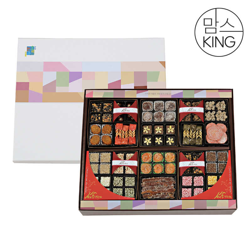 [맘스킹][양양오색한과]10+1 한과선물세트 / 7+1 찹쌀한과선물세트