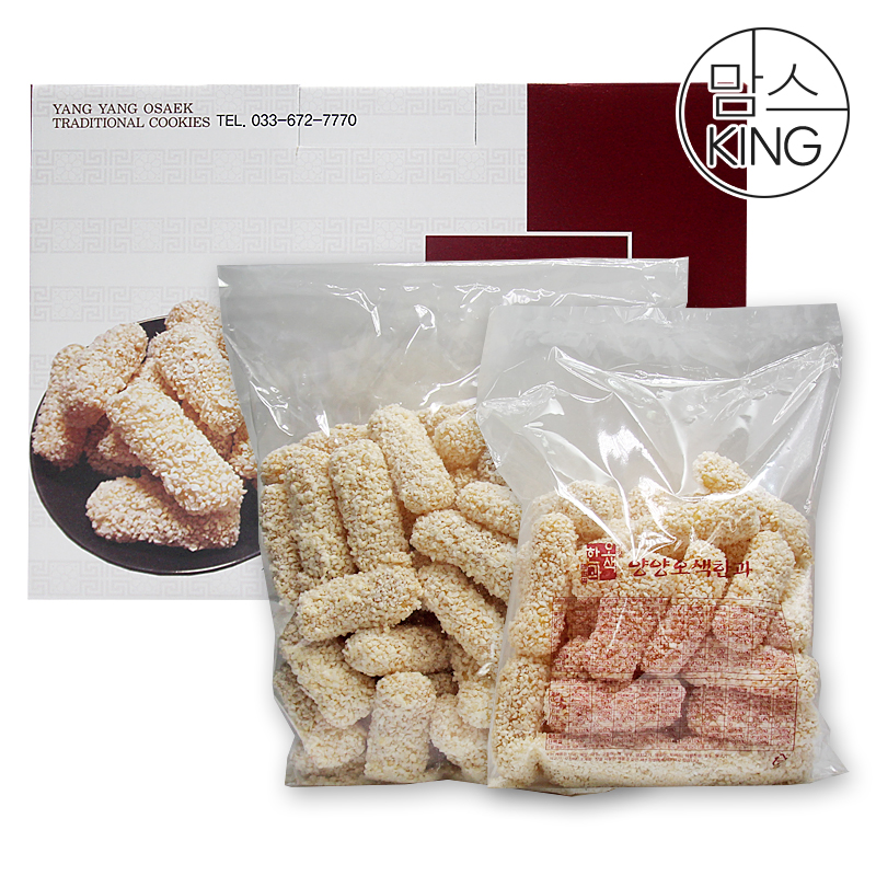 [맘스킹][양양오색한과]10+1 한과선물세트 / 7+1 찹쌀한과선물세트