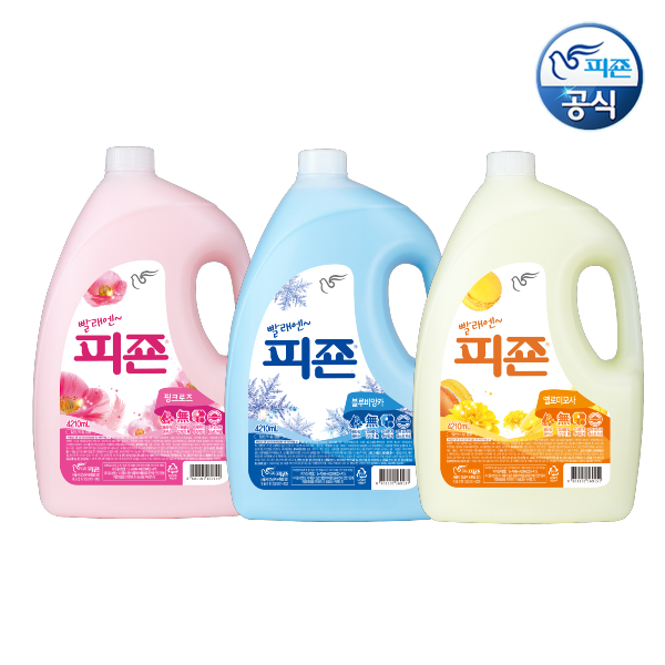 피죤 섬유유연제 4210ml 4개