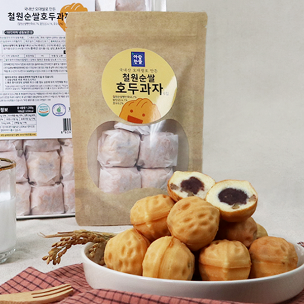 [아람찬뜰] 철원순쌀호두과자 (6입/50입)