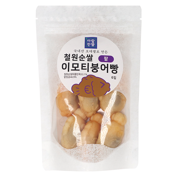 [아람찬뜰] 철원순쌀이모티붕어빵 (6입/40입)