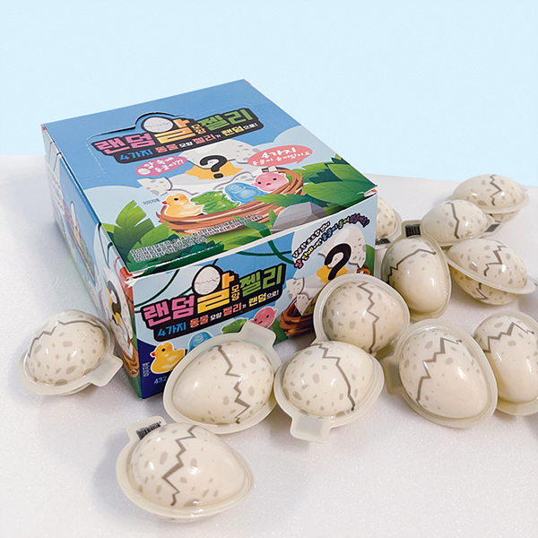 랜덤 알모양 젤리 432g (18g x 24입)