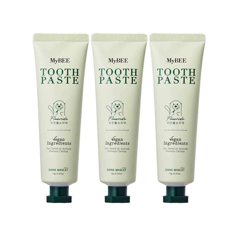 마이비 디어얼스 비건 아기불소치약 (샤인머스캣향) 70g 3개 대표이미지 섬네일