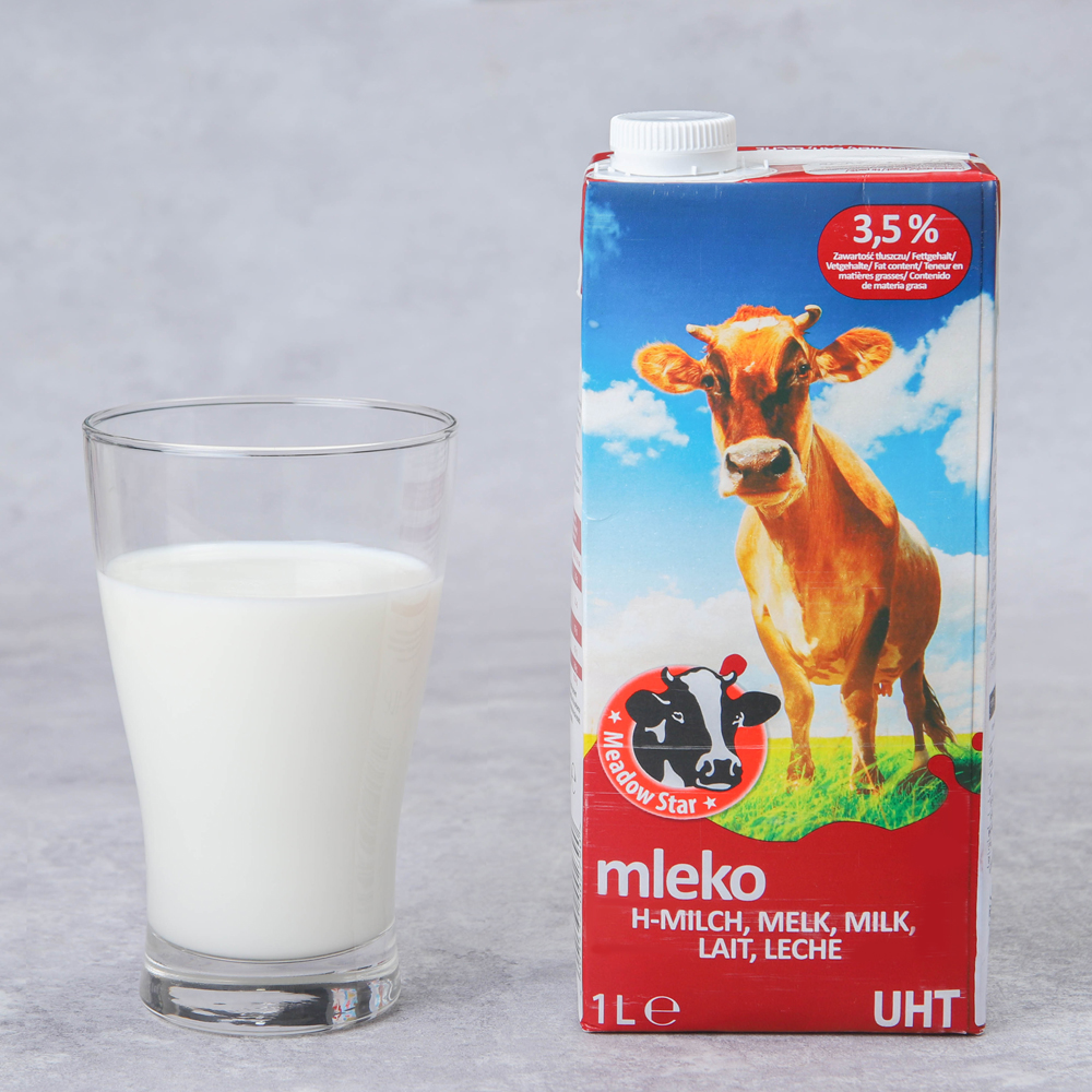 폴란드 수입 멸균우유 바르트밀크 매도우스타 1000ml 6팩