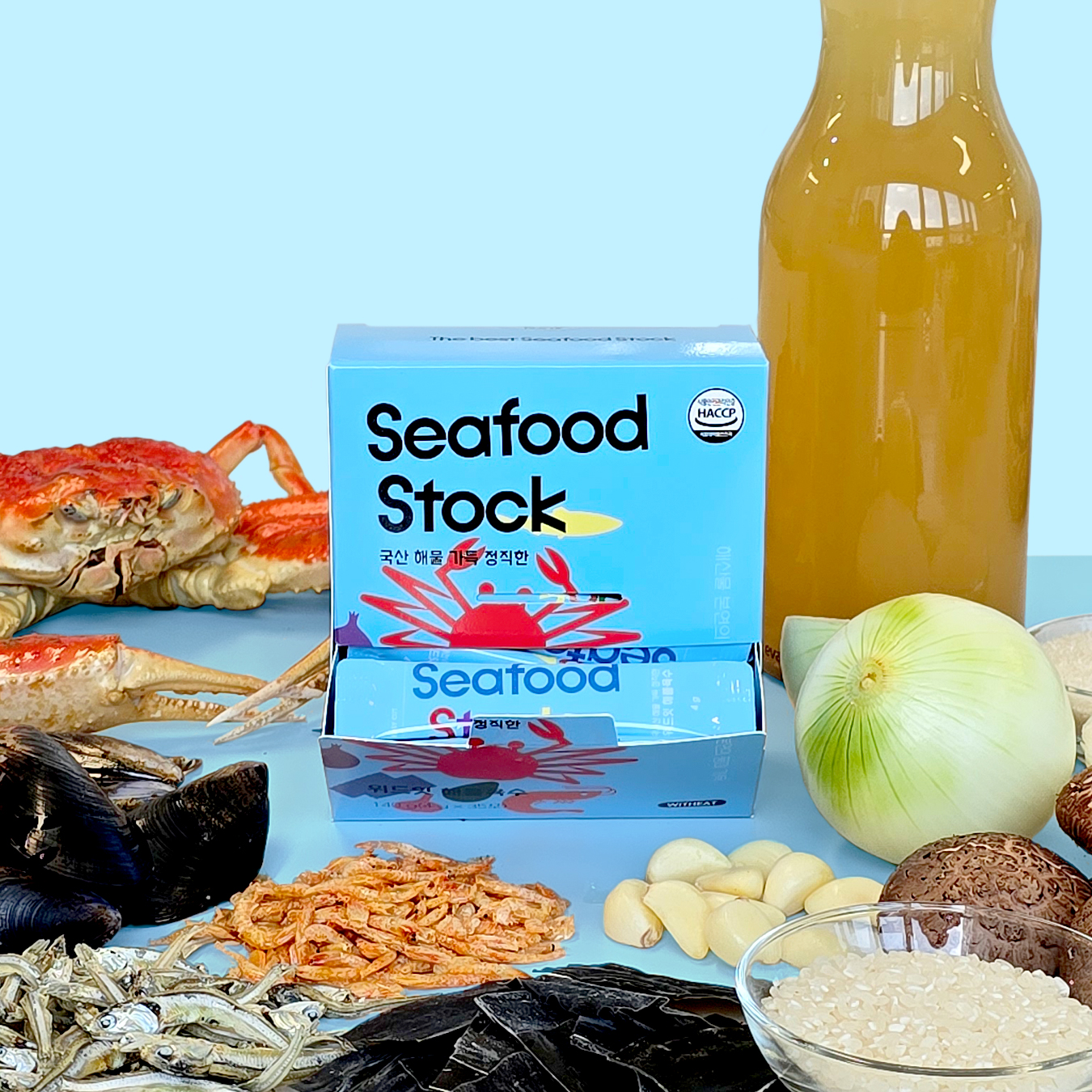 위드잇 해물 육수 4g X 35개입, 진한 바다의맛 그대로