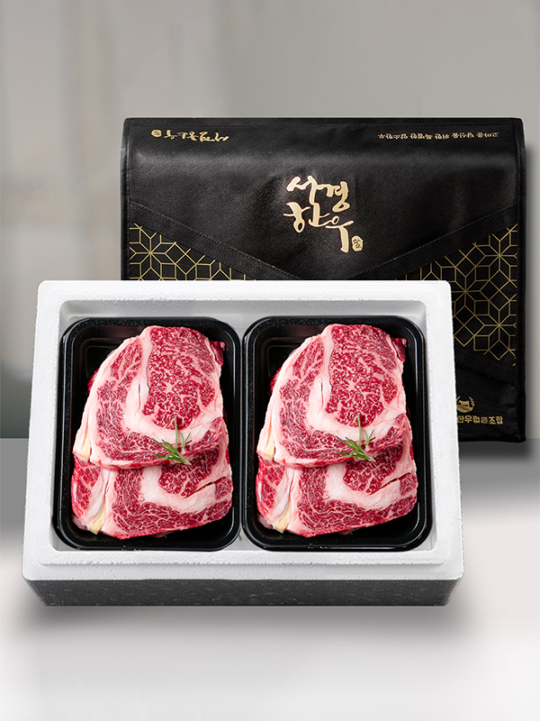 [추석선물 마음전송] 암소한우 1+ 구이 선물세트 1호 (800g)