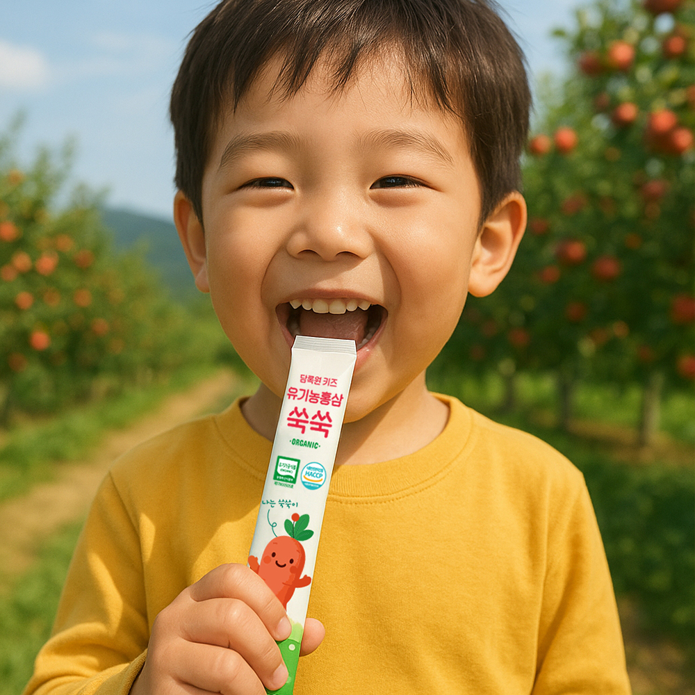 담록원 키즈 유기농 홍삼 쑥쑥 15g X 30포