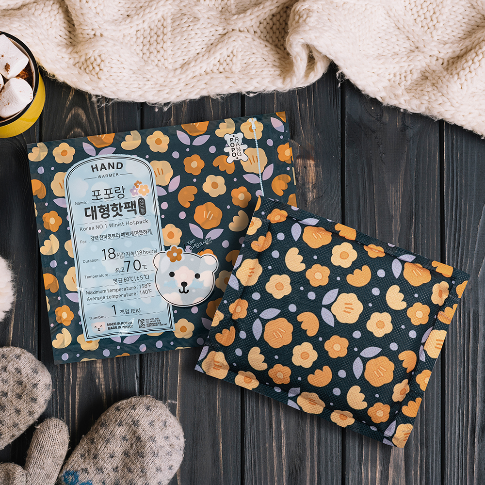 포포랑 대용량 핫팩 150g 대형 포켓형