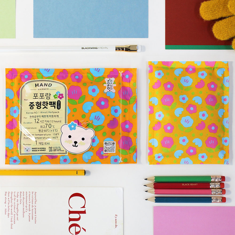 포포랑 핫팩 90g 중형 포켓형