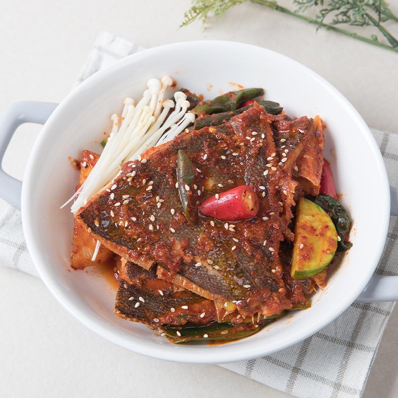 [재호식품] 절단 가자미 900g, 손질