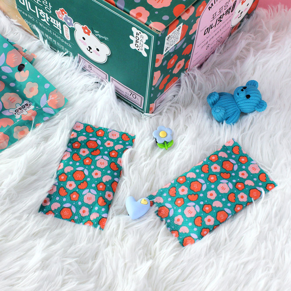 포포랑 미니핫팩 25g(2입) 어린이용 소형 휴대용 80매