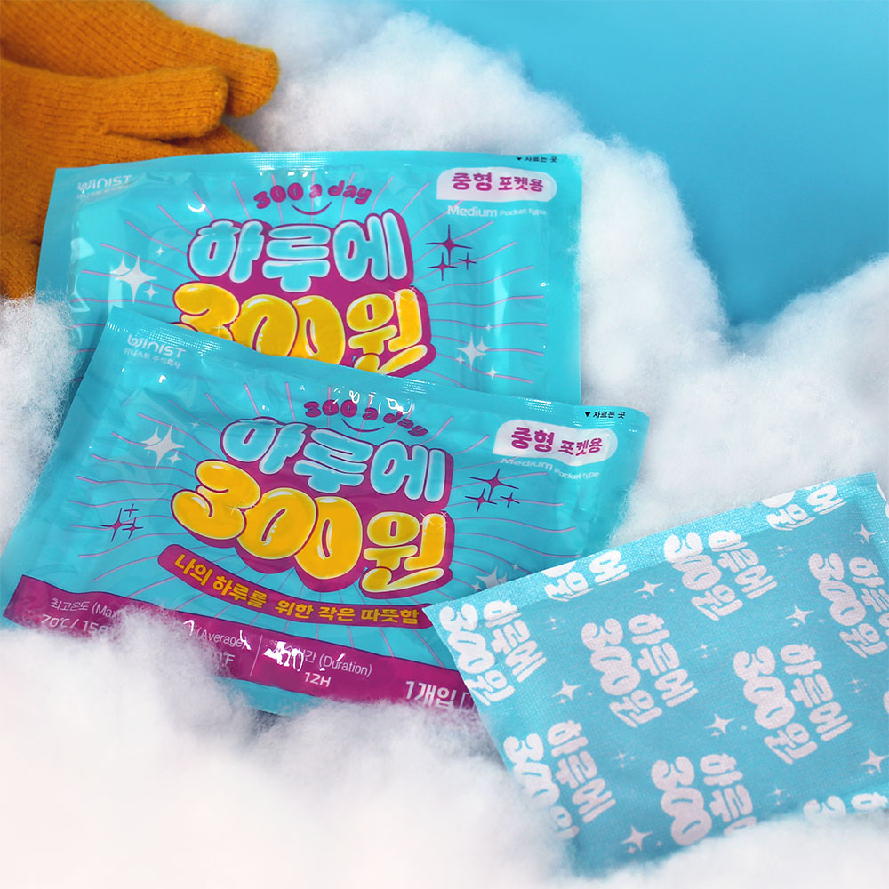 하루300 핫팩 90g 중형 포켓형 30매