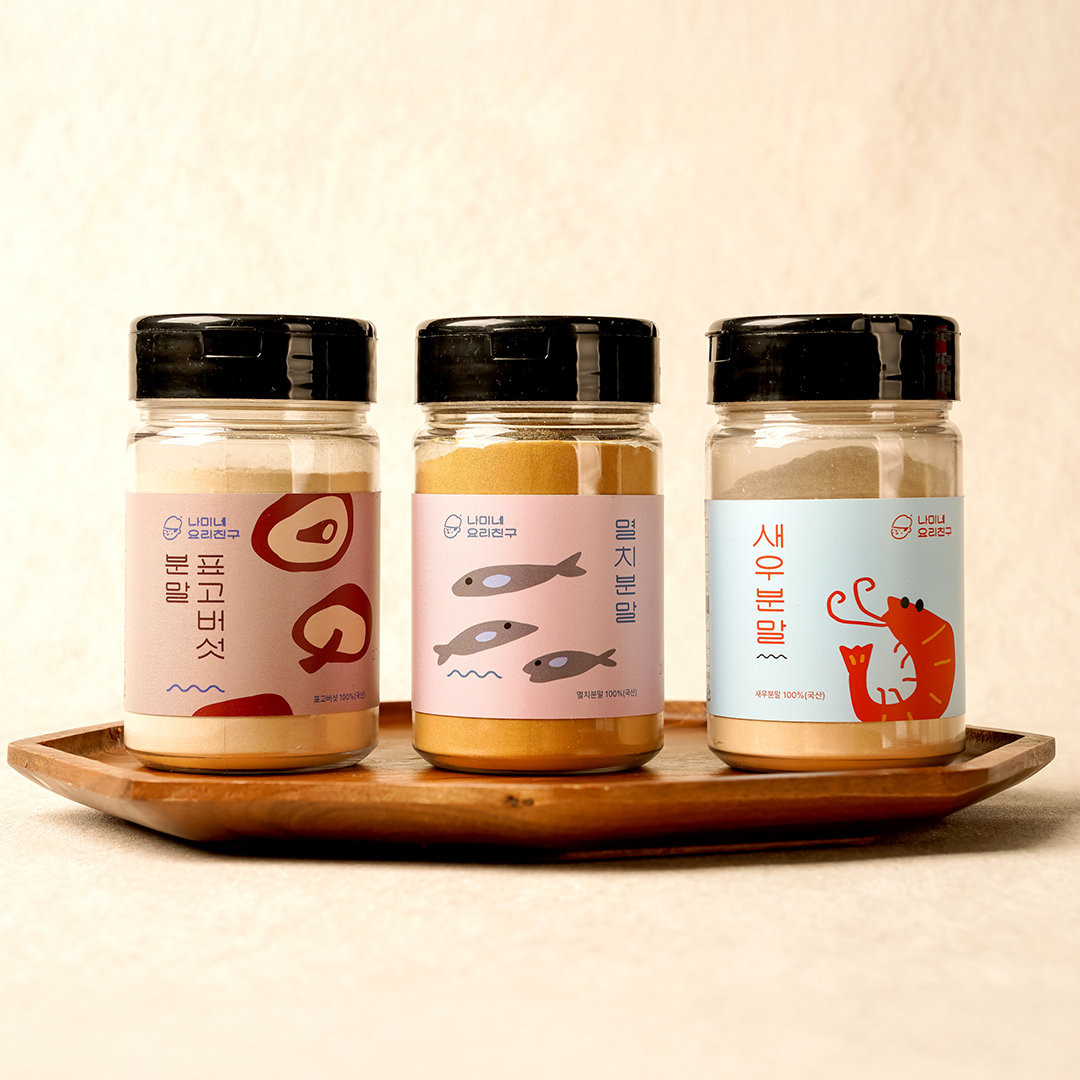 [해솔협동조합] 나미네 요리친구 분말양념3종세트