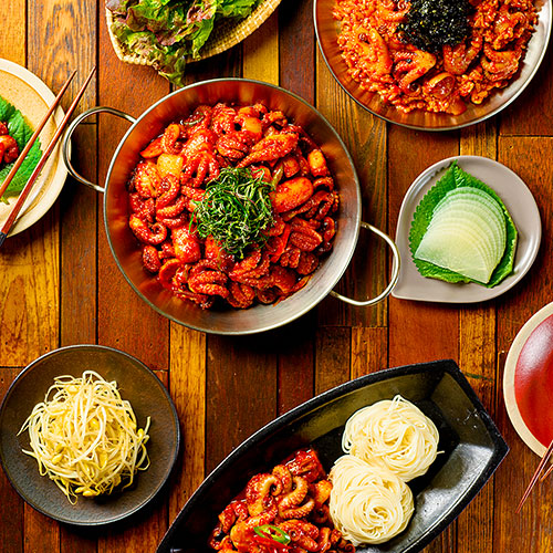 서초 갈배 쭈꾸미 500g 2팩 (4인분) 양념 쭈꾸미 볶음 캠핑 음식