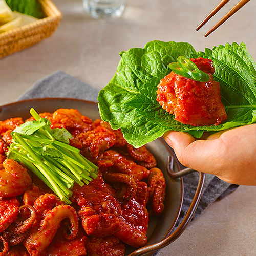 서초 갈배 쭈꾸미 500g (2인분) 양념 쭈꾸미 볶음 캠핑 음식