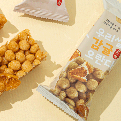 [교아당] 우리쌀 감귤 오란다 단품 선물세트 15입