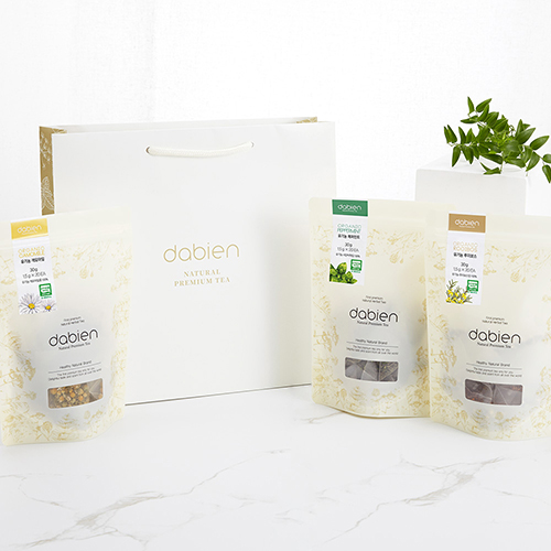 다비앙 유기농 건강차 3종 선물세트 캐모마일 페퍼민트 루이보스