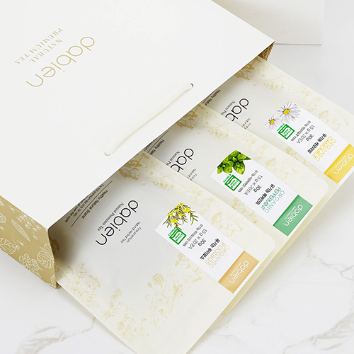 다비앙 유기농 건강차 3종 선물세트 캐모마일 페퍼민트 루이보스