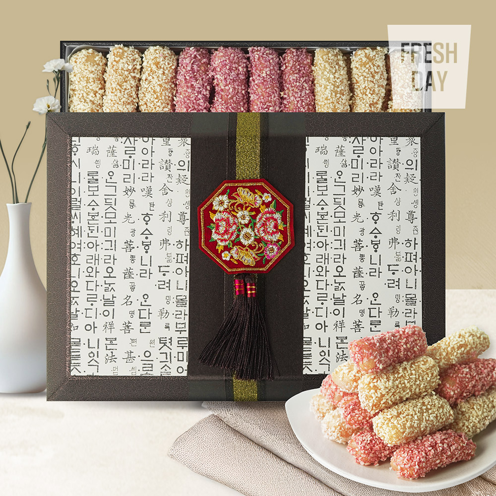 [울어매] 고창 삼경 고급 콩산자 한과선물세트 (한지포장)