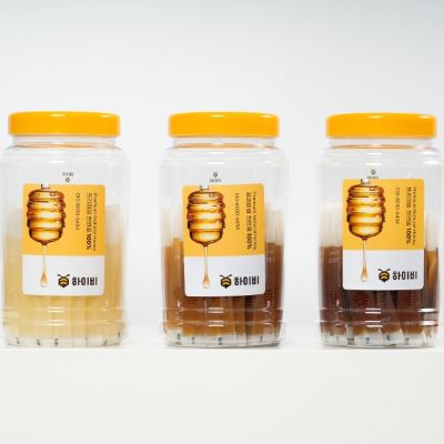 [하이비]청도 천연꿀 스틱 벌크 13g*50ea - 꿀스틱 가정용, 실속형, 건강간식 대표이미지 섬네일