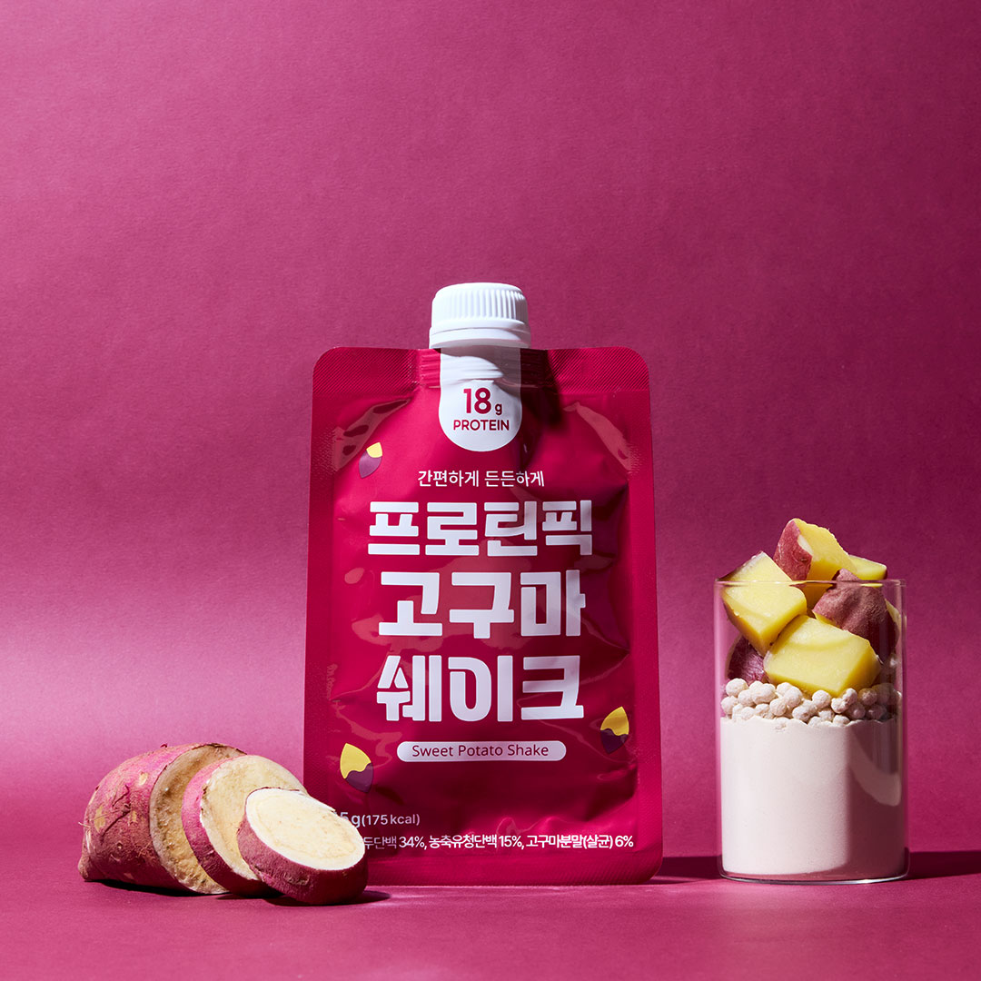 [그린허브] 프로틴픽 단백질 쉐이크 (오곡/고구마)