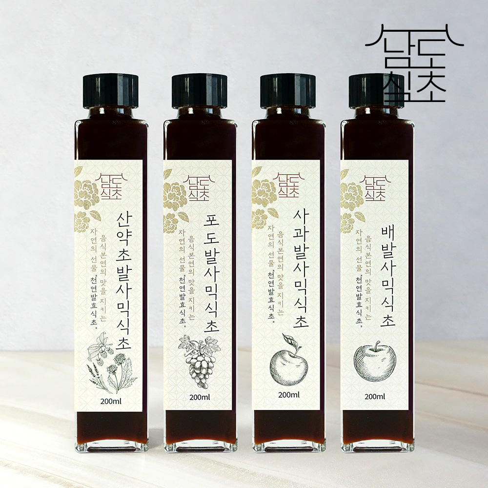 [남도식초] 하화숙 천연발효 발사믹식초 선물세트 대표이미지 섬네일