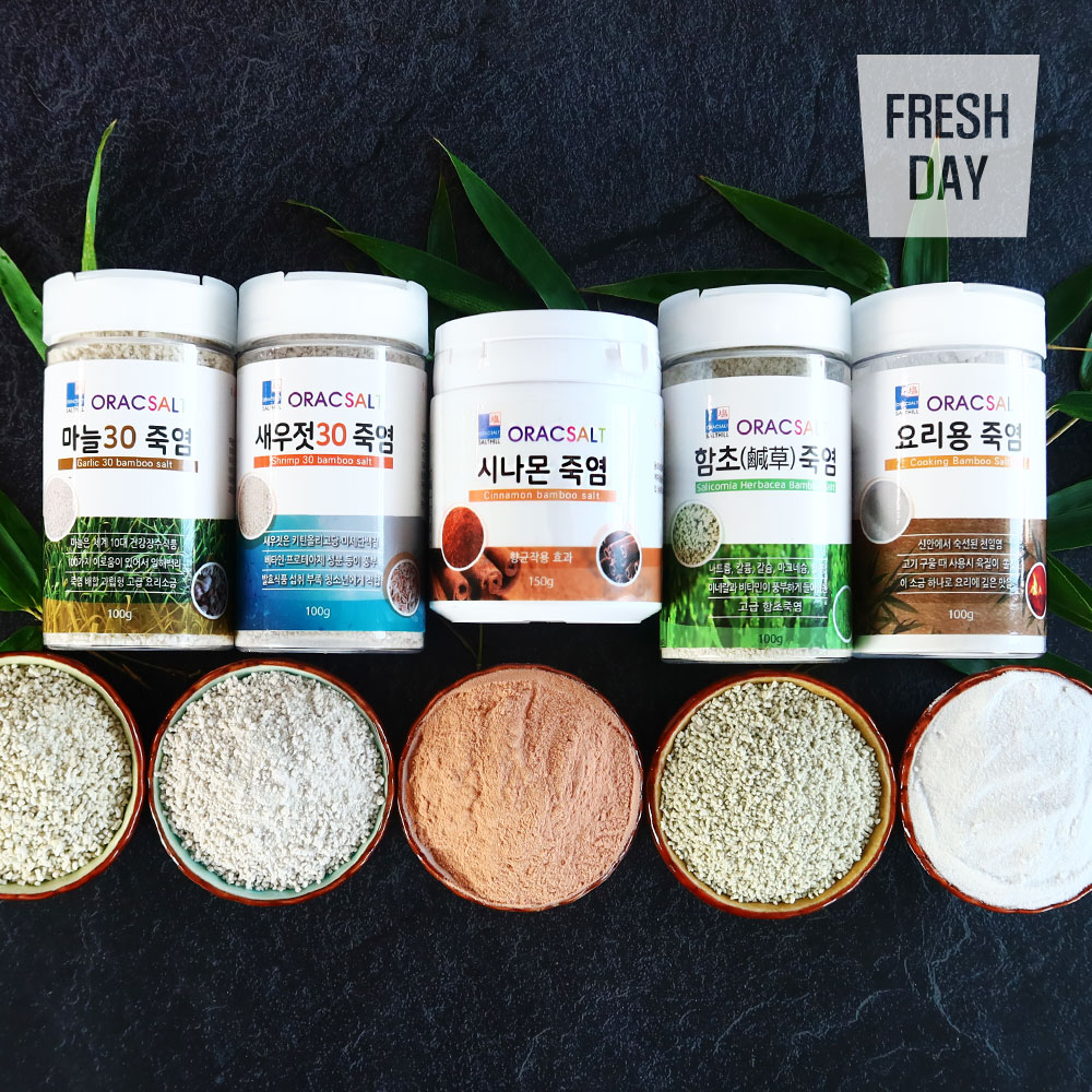 [신안죽염] 황토가마 프리미엄 죽염 선물세트 (5종)