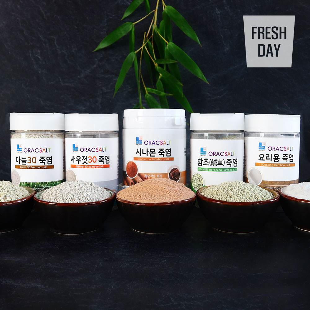 [신안죽염] 황토가마 프리미엄 죽염 선물세트 (5종)