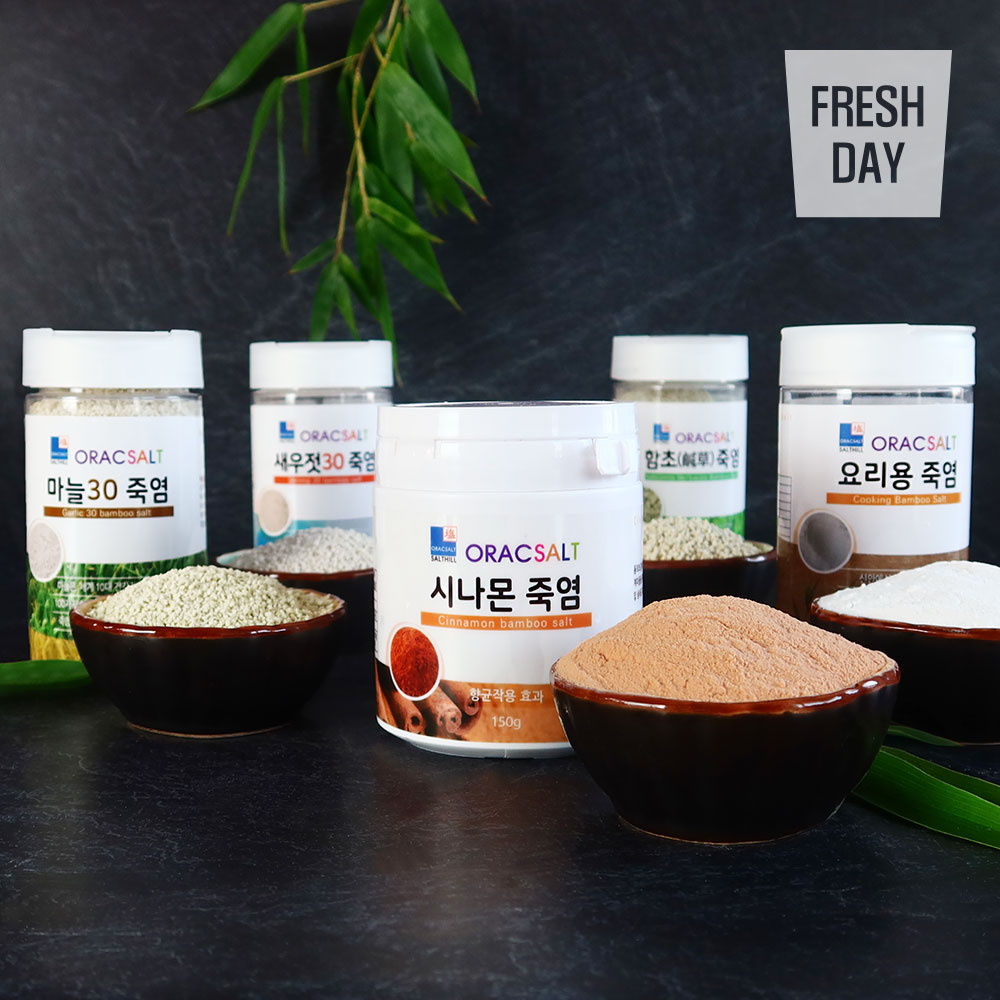 [신안죽염] 황토가마 프리미엄 죽염 선물세트 (5종)