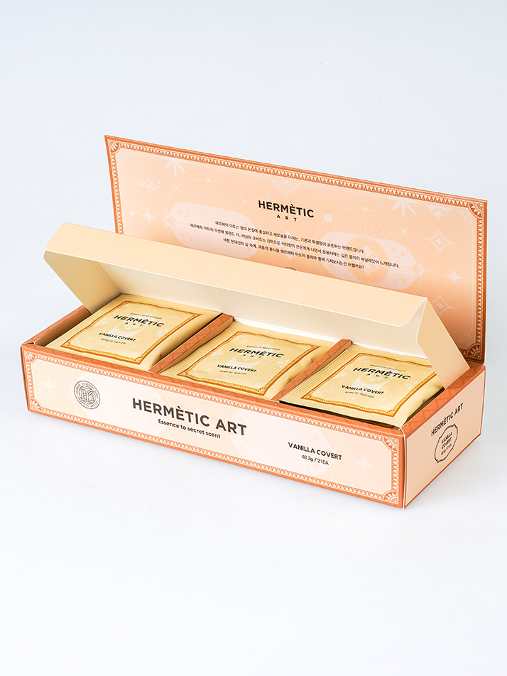 에르메틱 아트 프리미엄 블렌드 티 바닐라 코버트 21티백 선물용