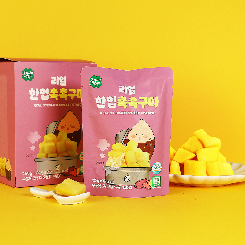 [룰루맘] 리얼 한입 촉촉구마 1박스(50g X 5봉)