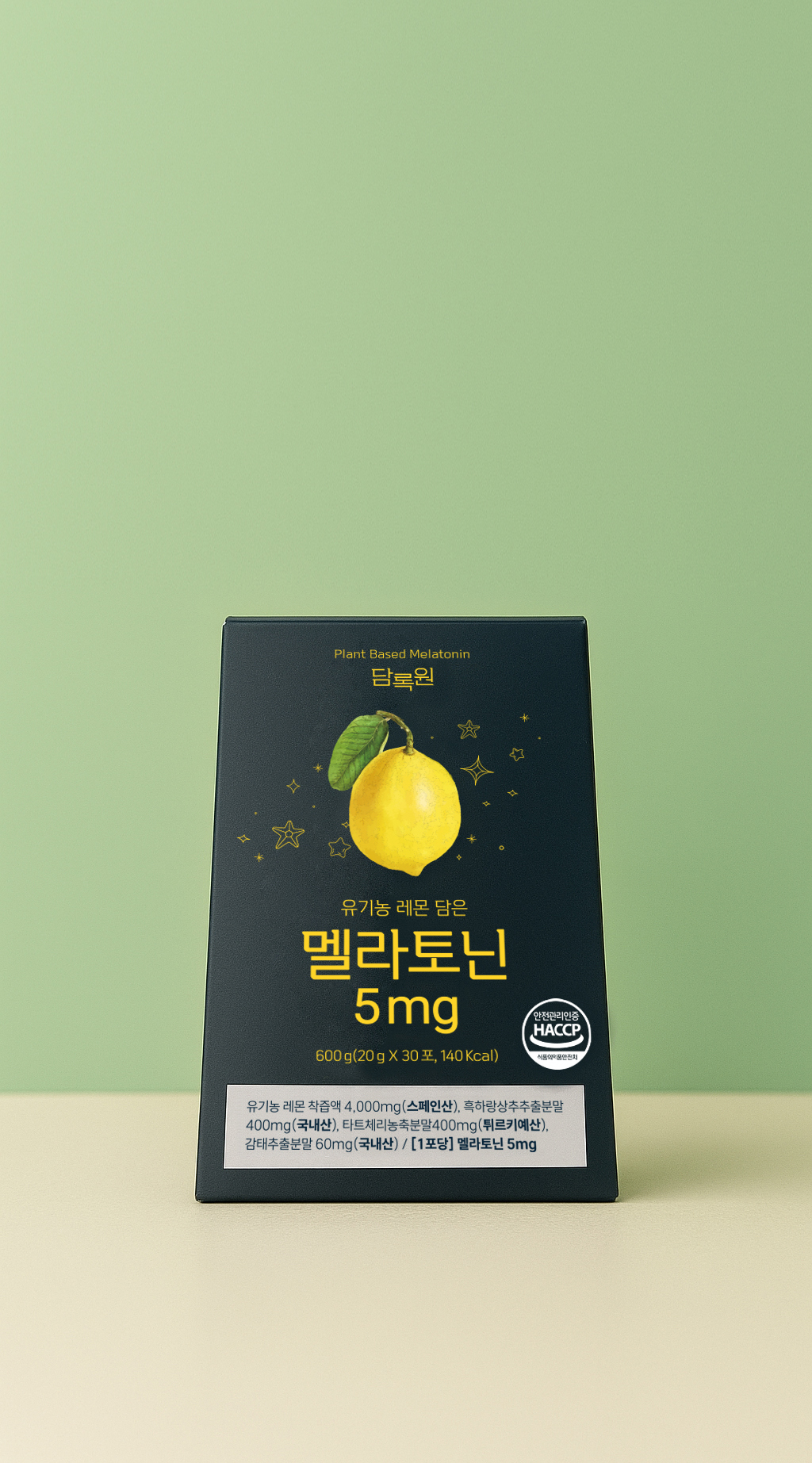담록원 유기농 레몬담은 멜라토닌 (5mg X 30포)