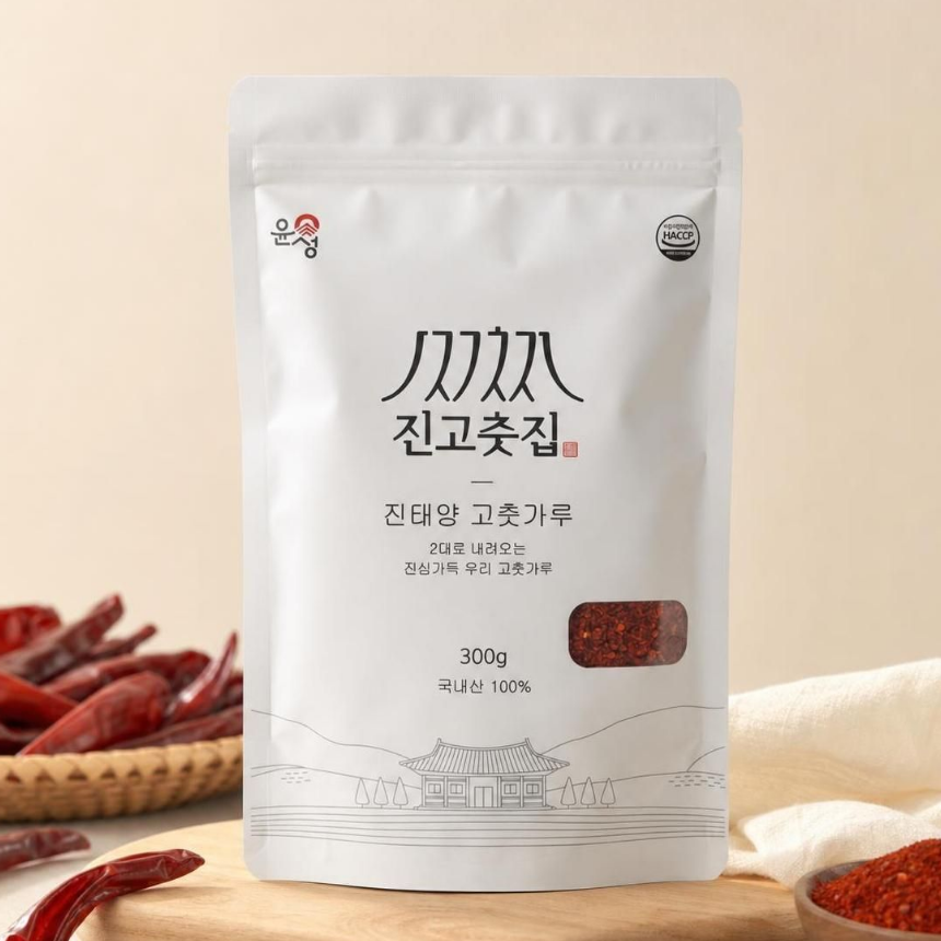 국산 햇고춧가루 태양초 김장고춧가루 300g