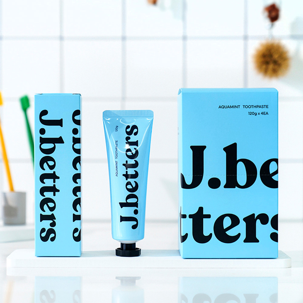 제이베럴즈 아쿠아민트 치약 120g x 4개