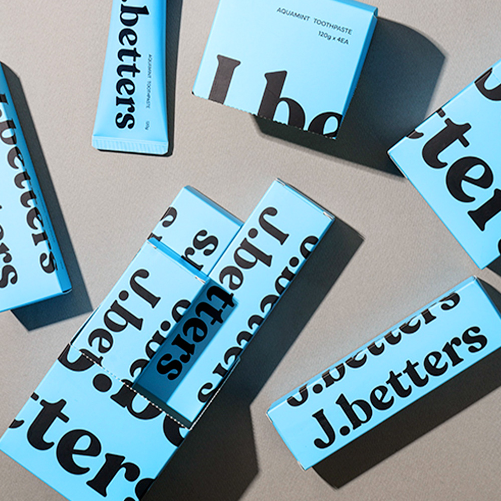 제이베럴즈 아쿠아민트 치약 120g x 4개