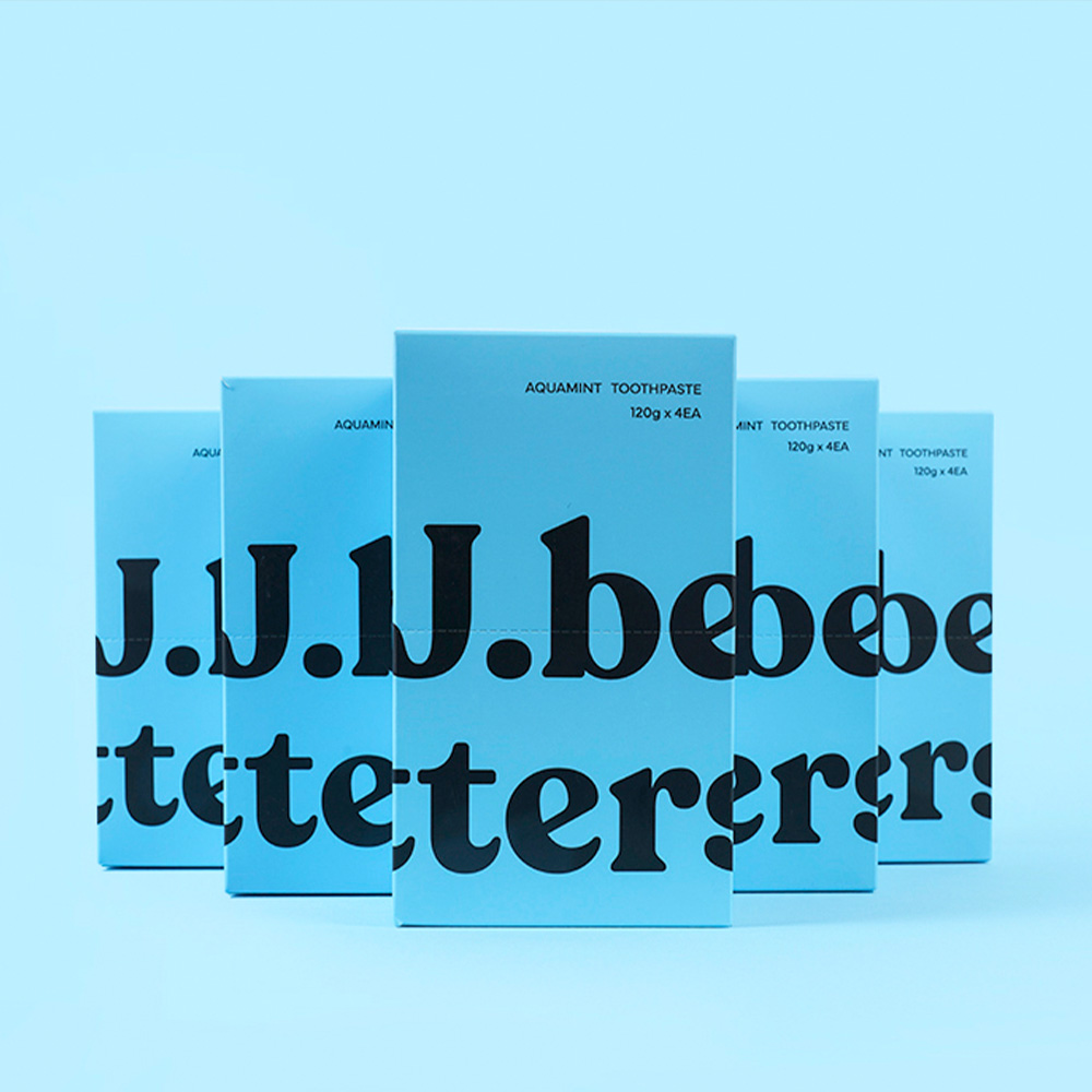 제이베럴즈 아쿠아민트 치약 120g x 4개