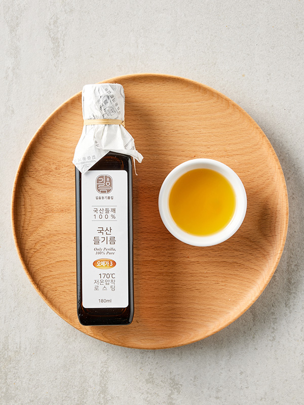 [입점특가] 길음동기름집 국산 들기름(180ml) 대표이미지 섬네일