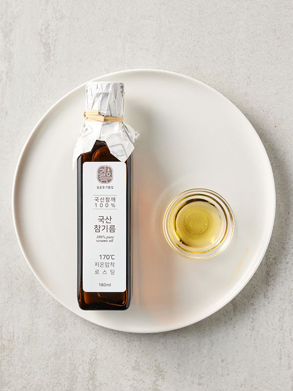 [입점특가] 길음동기름집 국산 참기름(180ml)