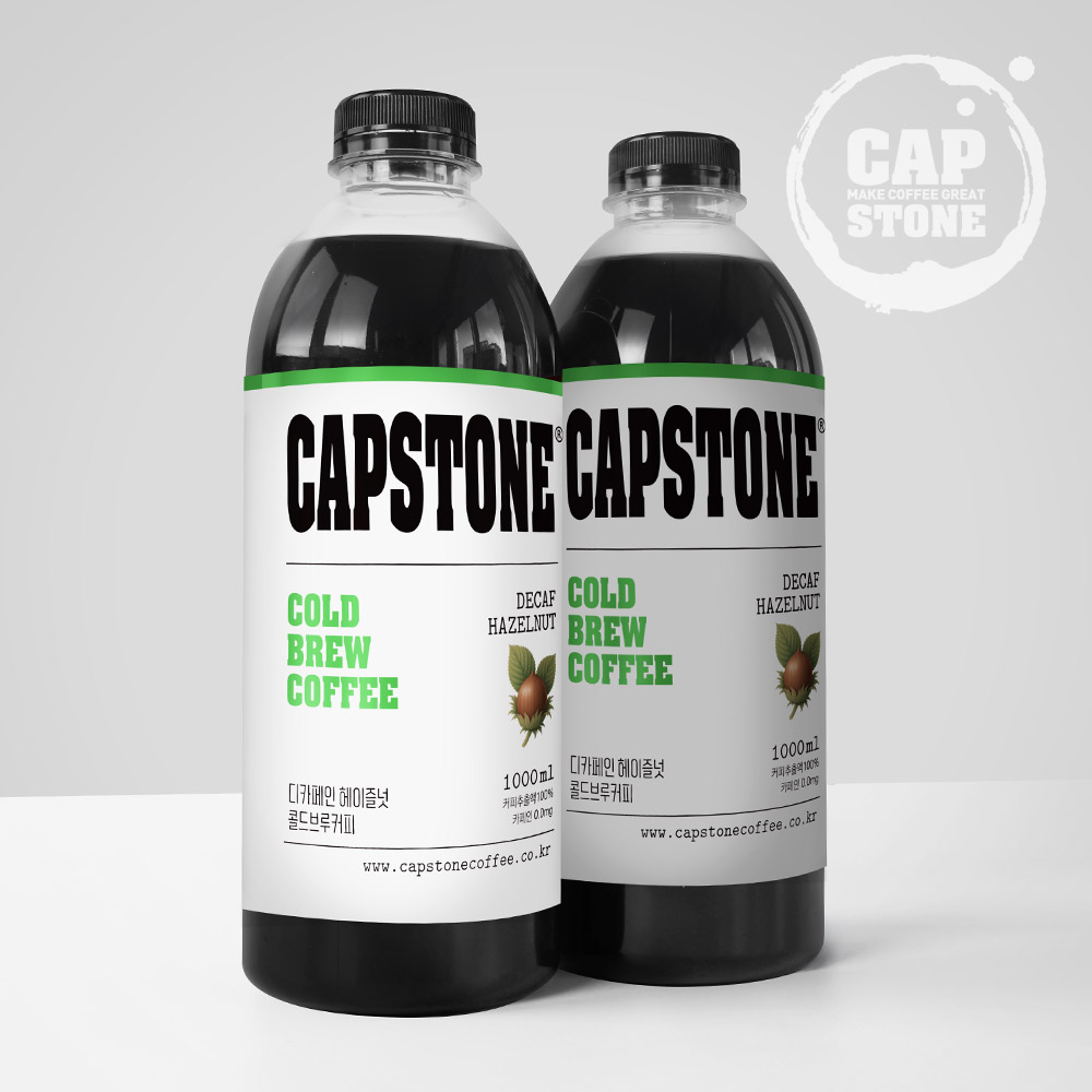 [캡스톤] 디카페인 헤이즐넛 콜드브루 더치커피 원액 1L ~ 10L